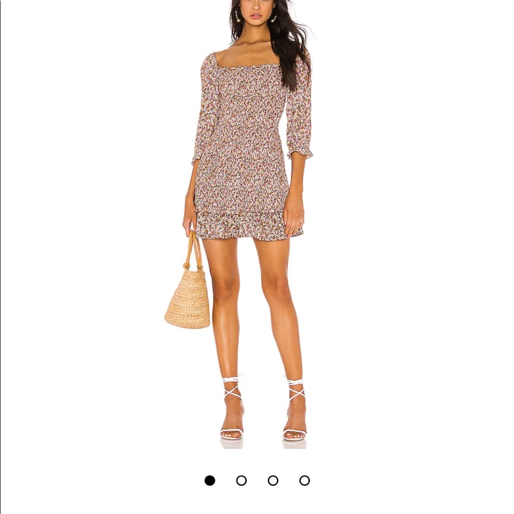 FAITHFULL THE BRAND Es Saada Mini Dress in Floral S *NWT